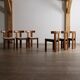 Ensemble de 6 chaises de salle à manger par Luigi Vaghi pour Former, Italie, années 1960.