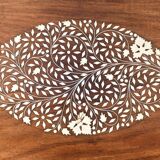 Oriental Folding Table in Exotic Wood – Early 20th Century