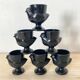 Coquetiers hen in black opaline