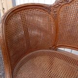 Caned bench in Louis XVI style