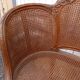 Caned bench in Louis XVI style
