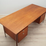Teak desk, Danish design, 1970s, designer Finn Juhl, manufacturer France & Son
