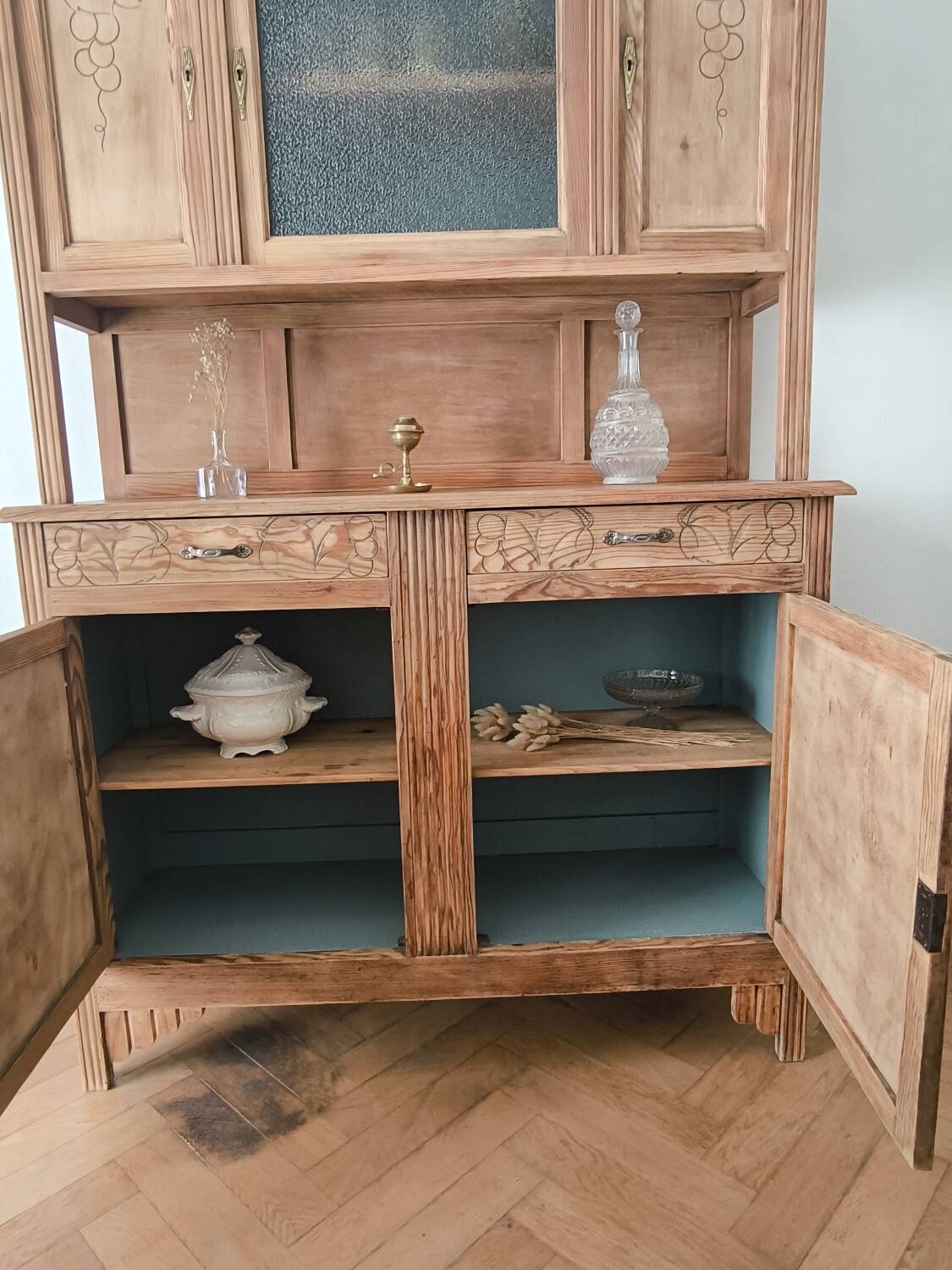 Art Deco 2-piece sideboard