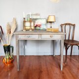 Old patinated farmhouse table