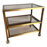 Glass and gold dessert