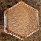 Ratin gueridon side table