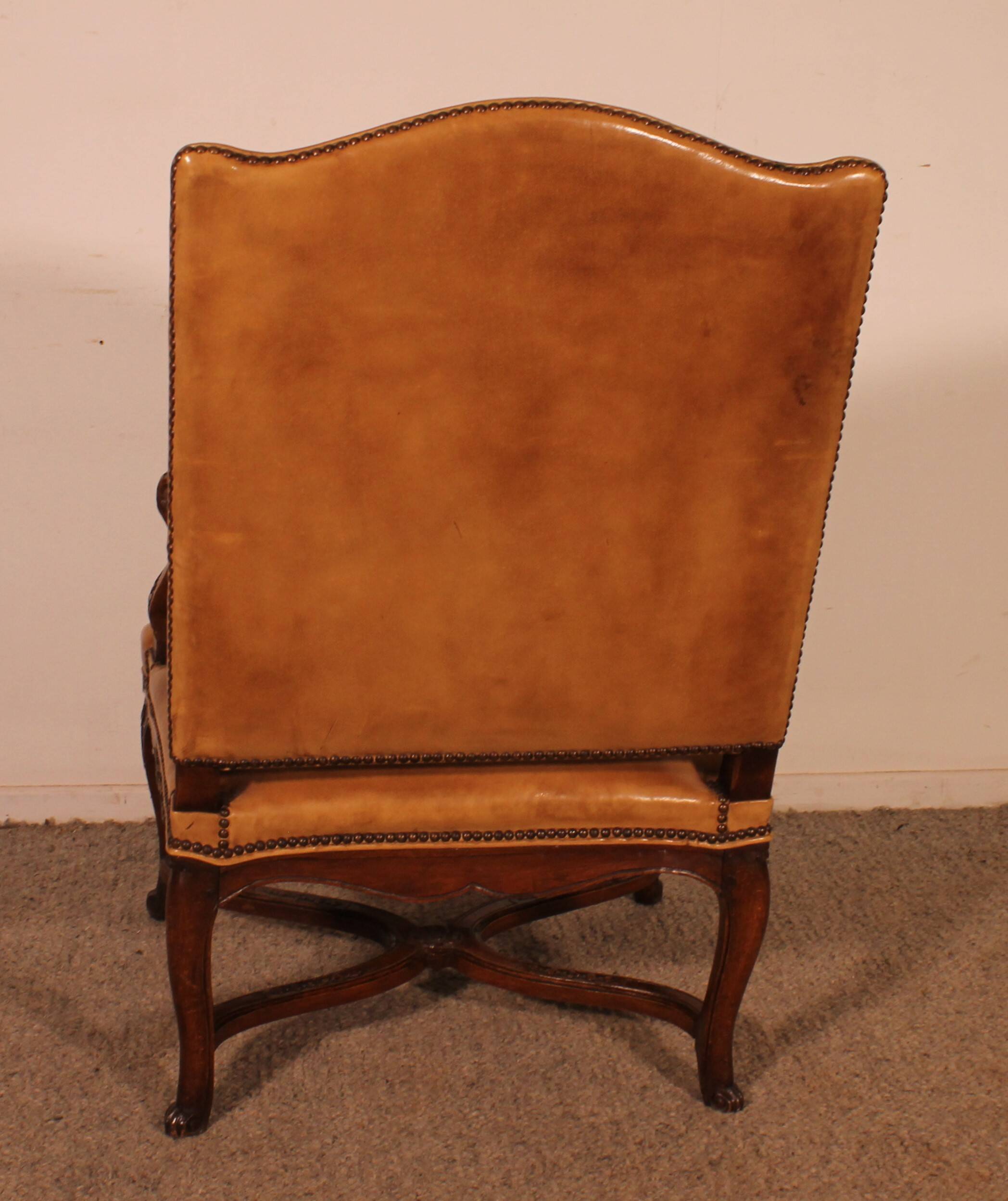 Regency Period Walnut Armchair - 18th Century