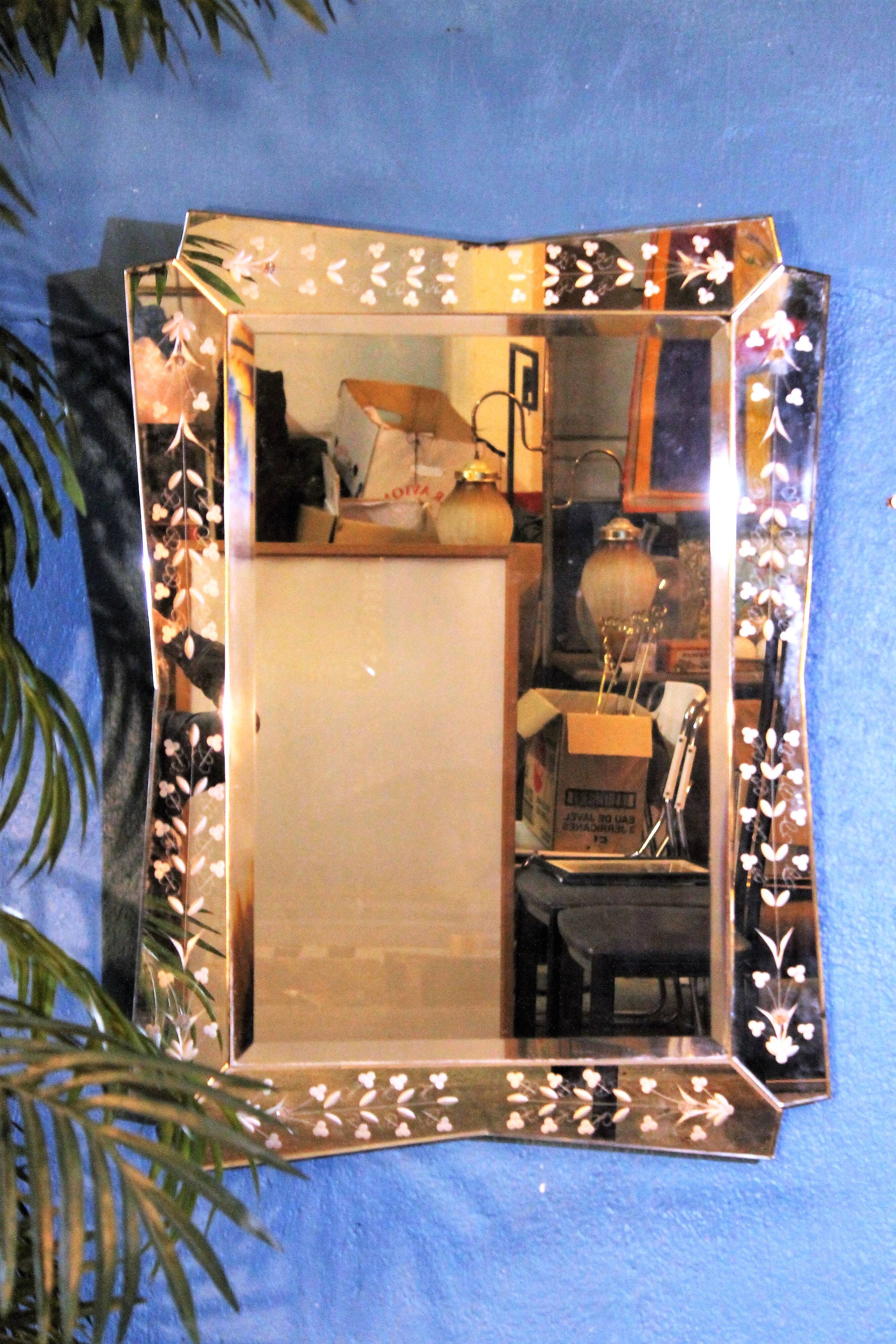 Miroir "Vénitien" 1930s