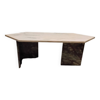 Table basse vintage en marbre