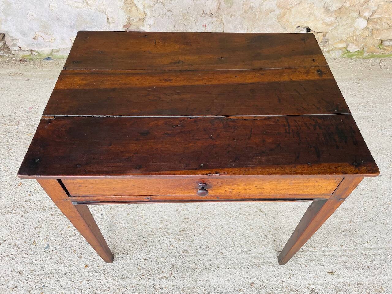Console de ferme, en noyer , directoire , 18 eme siècle