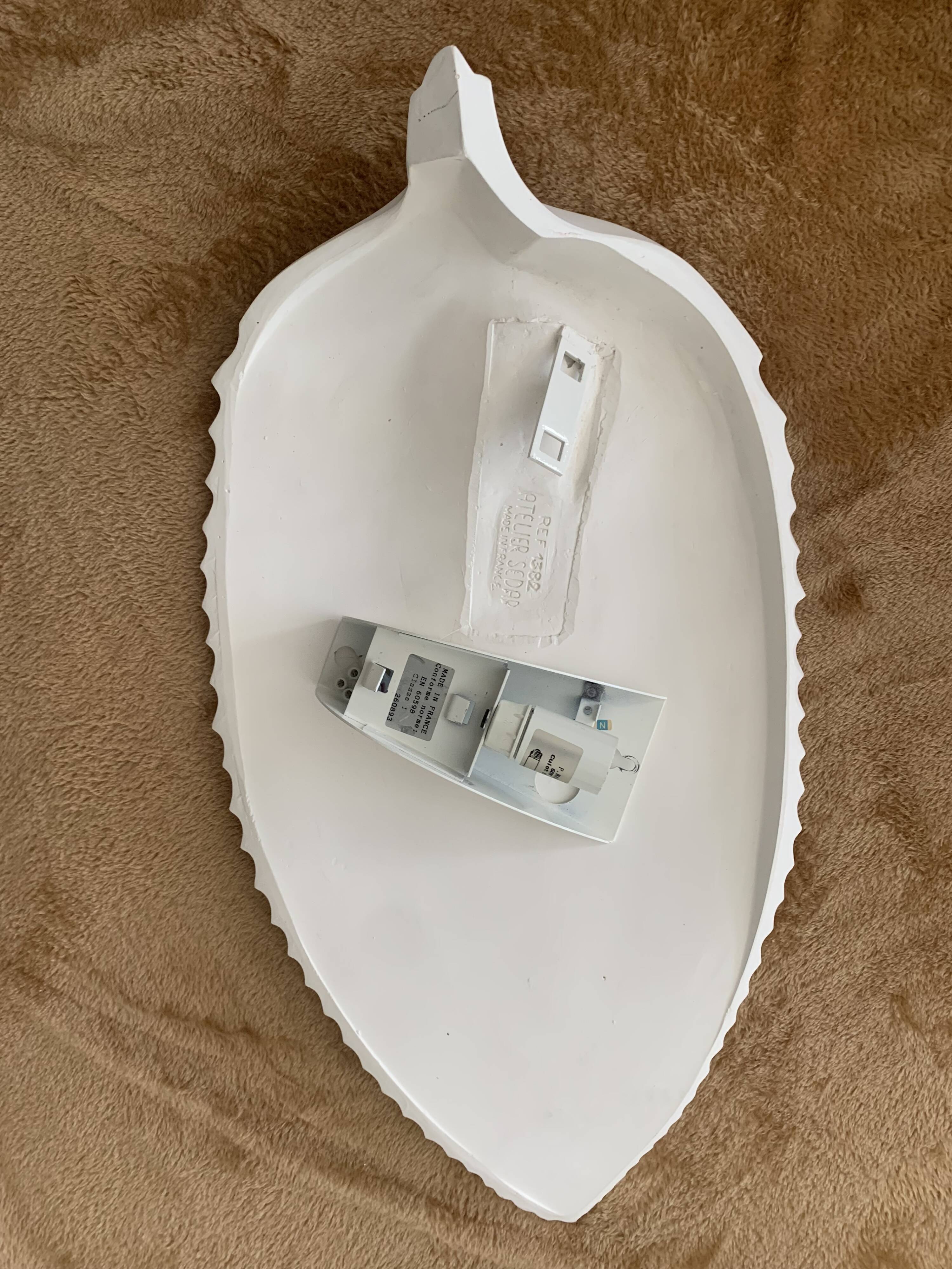 Charming plaster wall light from the French manufacturer SEDAP ref 1382