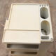 Space Age white Joe Colombo 'Boby' storage trolley, 1970s
