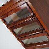 Vintage Dutch Hardwood Haberdashery Shop Cabinet, 1930s