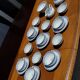 Small Chinese blue and white tea set for 6 cups and saucers.