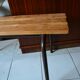 Banc d'école années 70 bois métal