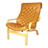 80s leather armchair