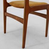 1960s Pair of Danish Teak Dining Chairs , Restored