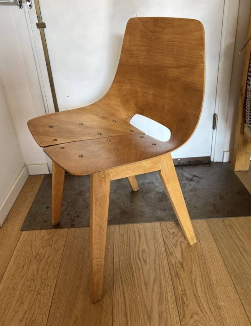Tonneau Chair by Pierre Guariche for Steiner, 1950s