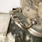 Patinated silver champagne bucket
