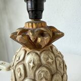 Terracotta “pineapple” lamp base