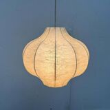 Modern mid-century Cocoon pendant lamp by Friedel Wauer for Goldkant Leuchten, 1960s.