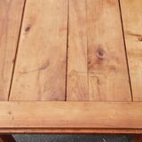 Elm farmhouse table with extensions 6/12 people