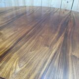 Oval dining table in Louis XVI style made of mahogany.