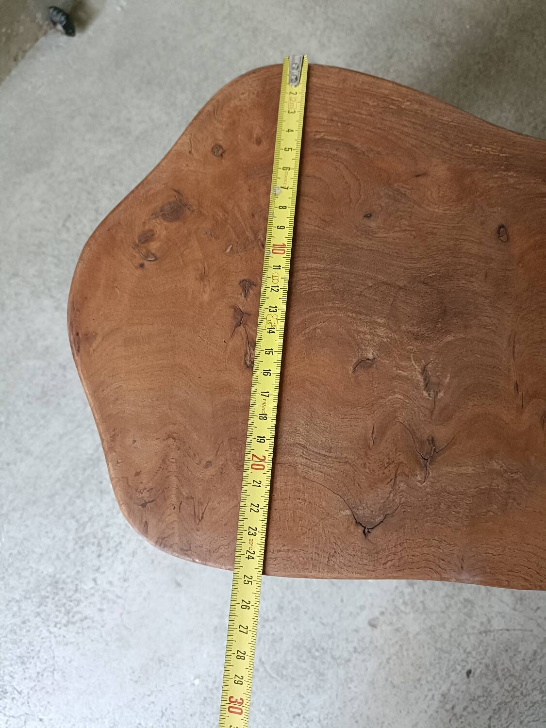 Vintage wooden tripod stool