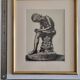 Photograph of Spinario Young man removing a thorn from his foot XXth 31 x 37 cm