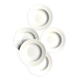 5 soup plates in Limoges porcelain