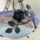 Art Nouveau suspension pâte de verre signed Degué