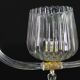 Charming Murano Glass Art Deco Pendant Chandelier by Ercole Barovier, 1940s