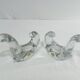 Pair of crystal candlesticks