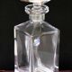 Vintage Mid Century Whiskey Square Decanter Lead Crystal