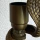 Lampe cobra en bronze 
