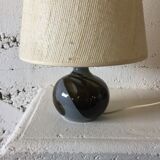 Blue ceramic lamp, circa 1980.