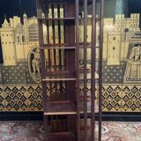 Very large mahogany revolving bookcase