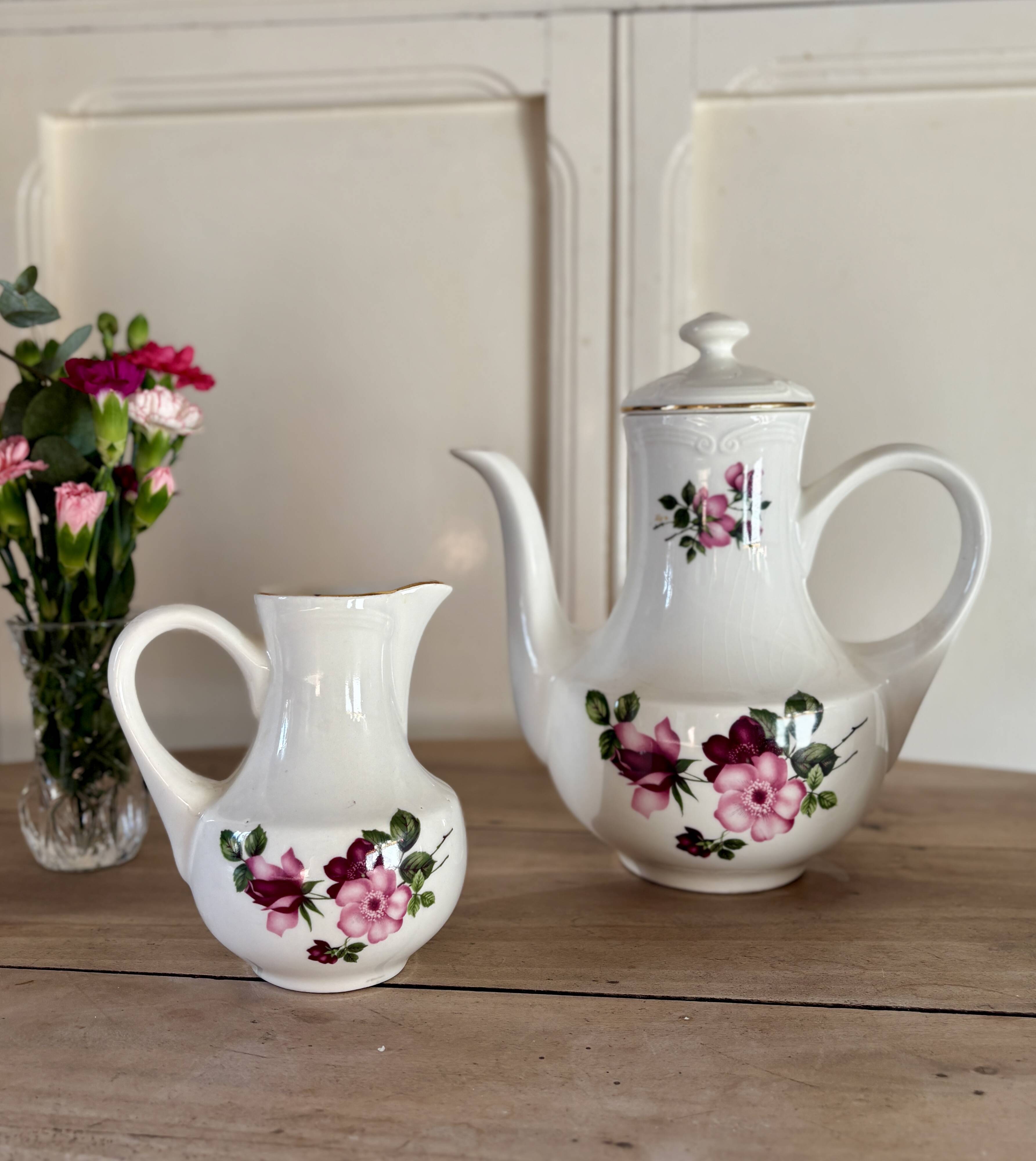 Vintage tea or coffee set - Chinon de Gien model