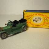 Matchbox Models Of Yesteryear No. 15 - Y-15 Rolls Royce "Silver Ghost" model - Series BY