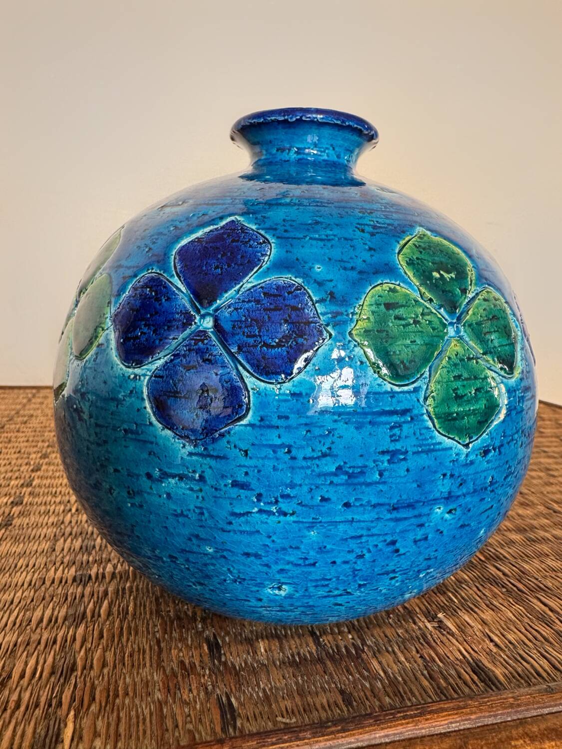 Aldo Londi ceramic ball vase from the 70s