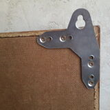 Wall display case in vintage oak veneer