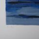 Michel Henry: Bluish still life, original signed silkscreen print