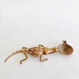 Animal bronze ashtray