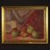 Peinture de nature morte signée italienne datée de 1930