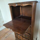 Commode meuble entrée 4 tiroirs et tablette escamotable ancienne