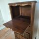 Antique 4-drawer entryway chest of drawers and retractable shelf
