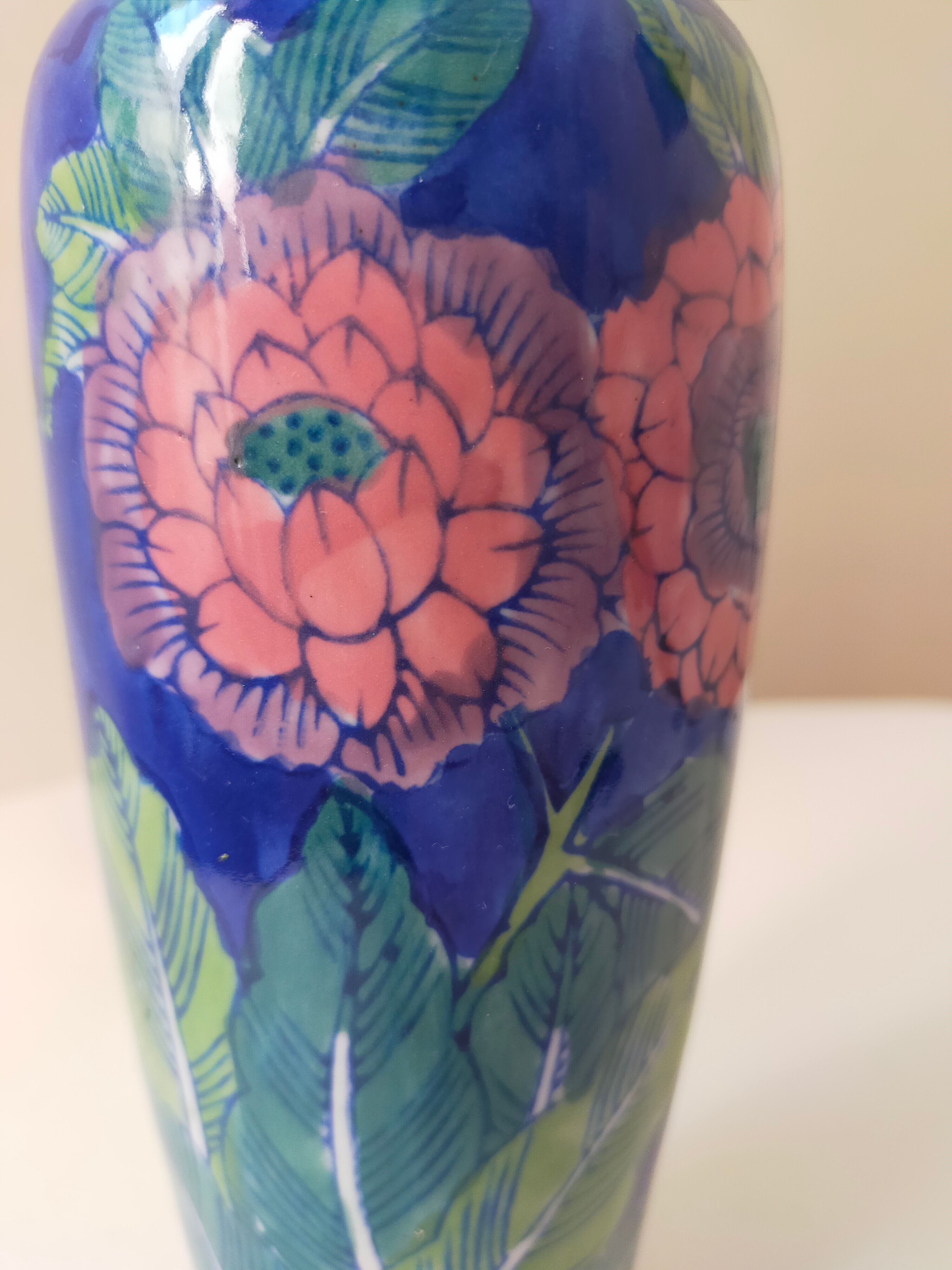 Japanese vase in bloom