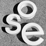 White plexi letters