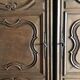 Pair of cupboard doors - Oak, late 18th century