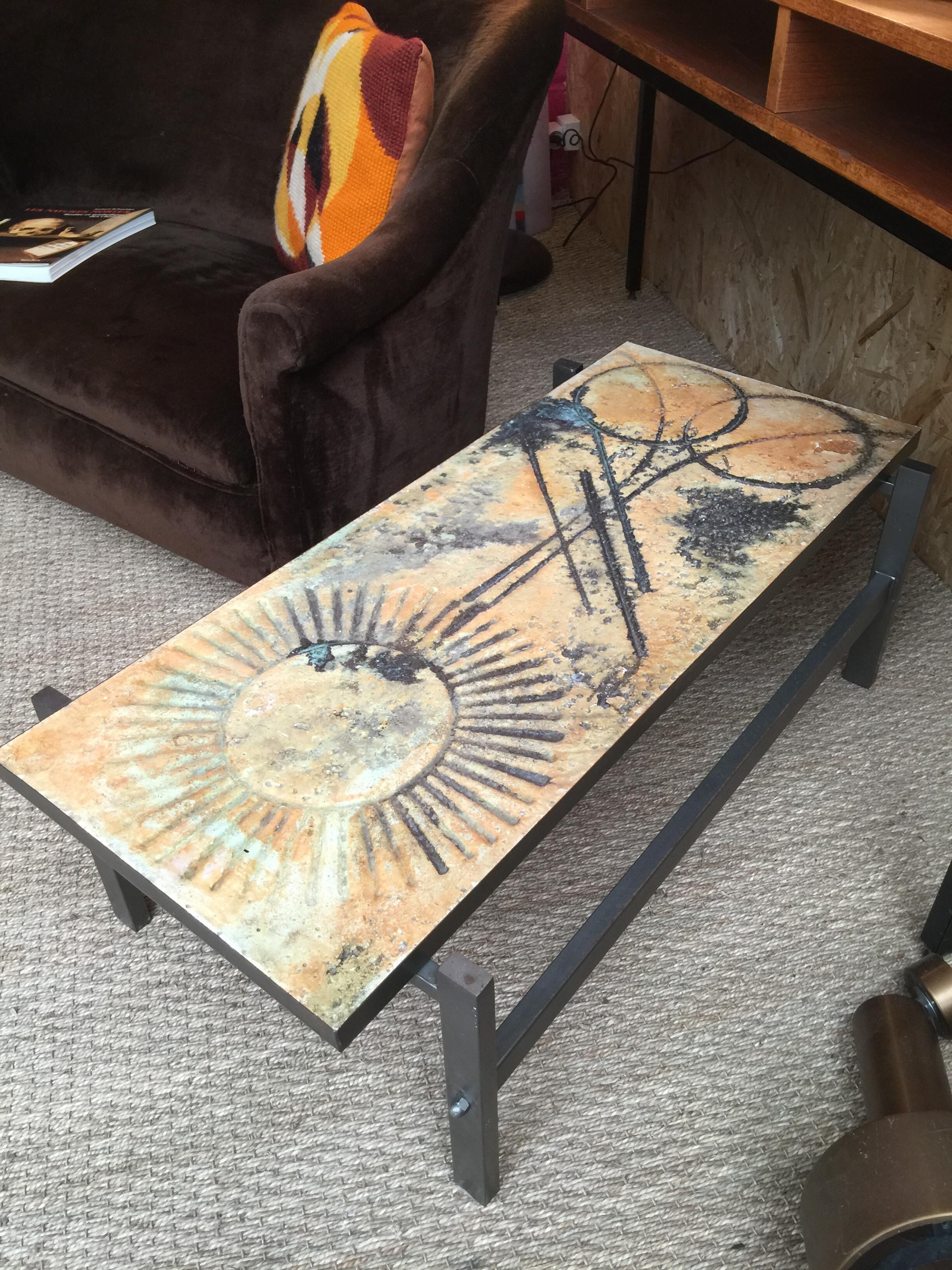 You're beautiful ceramic coffee table